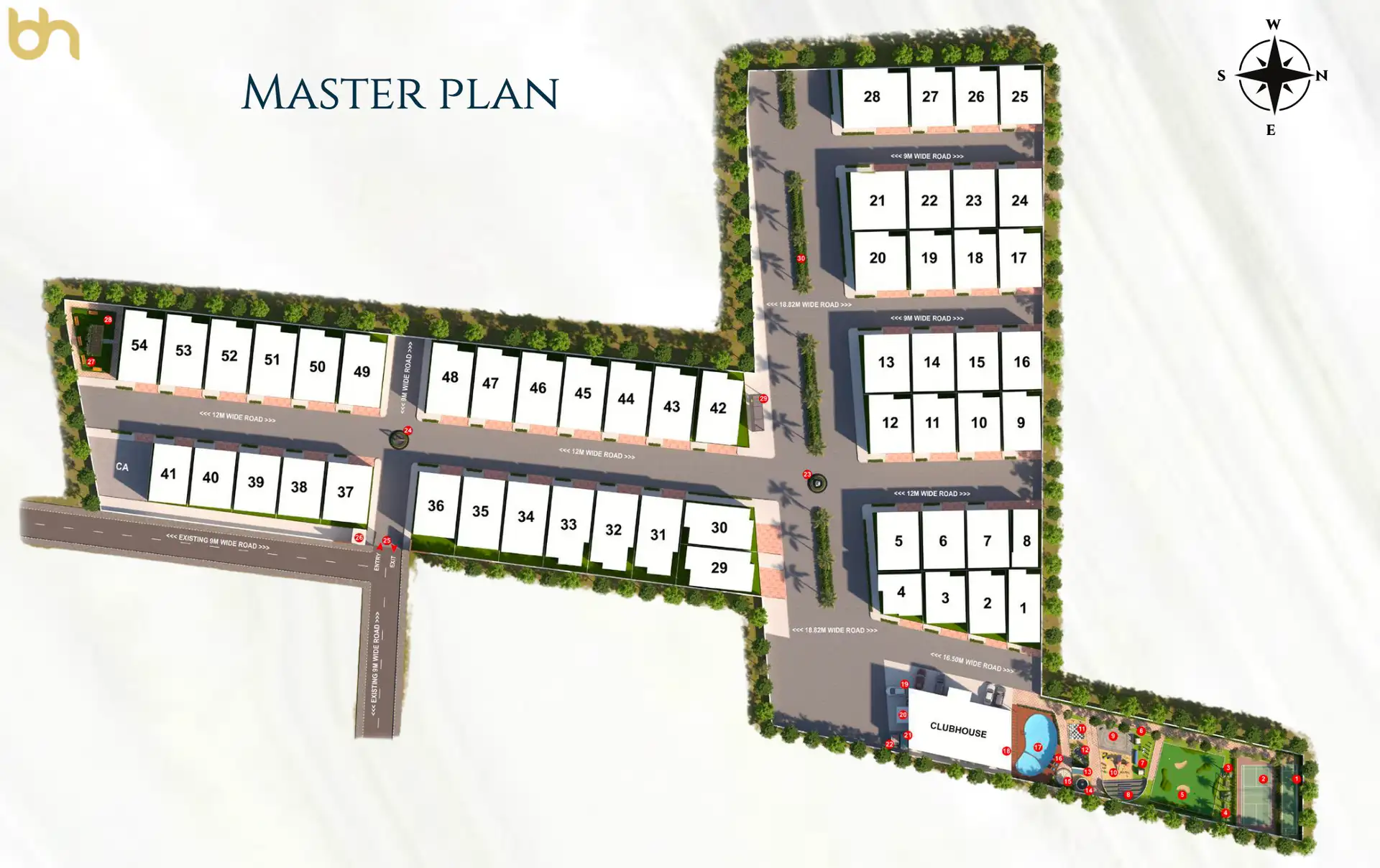 Casa Life By Bhavisha Homes Master Plan Image
