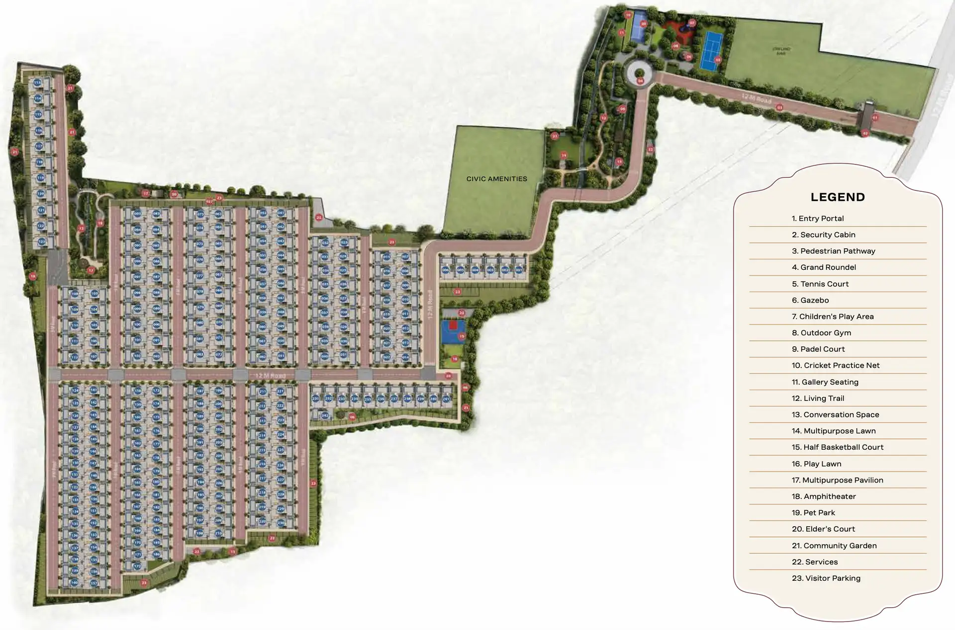 Godrej Florenne Phase 1 Master Plan Image