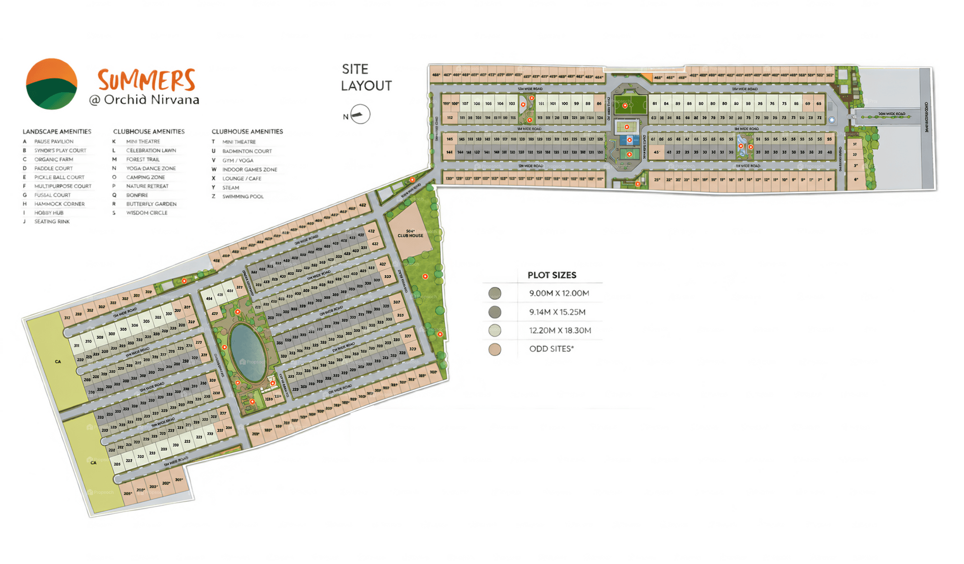 Summers At Orchid Nirvana Master Plan Image