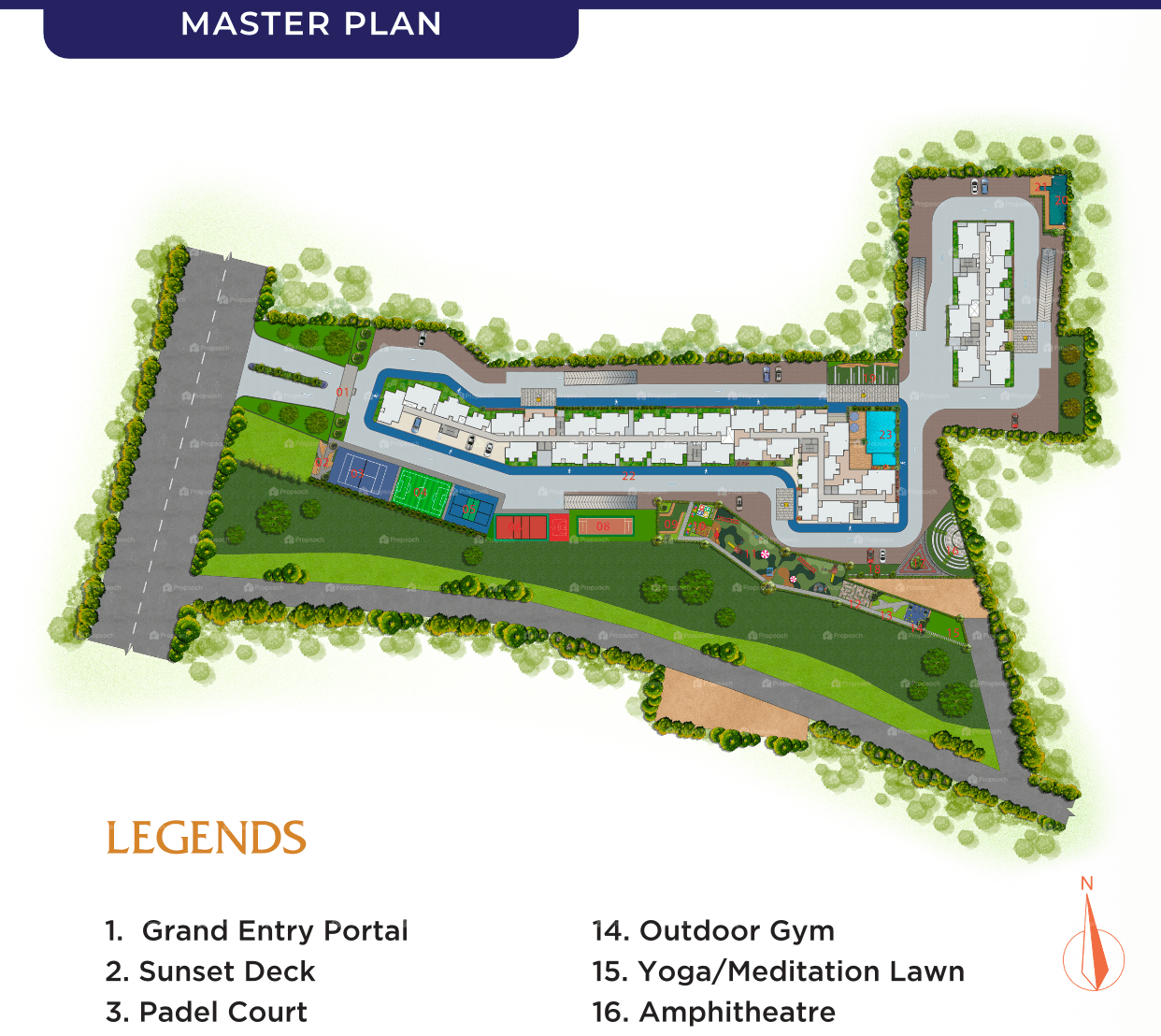 Sowparnika Whispering Petals Master Plan Image