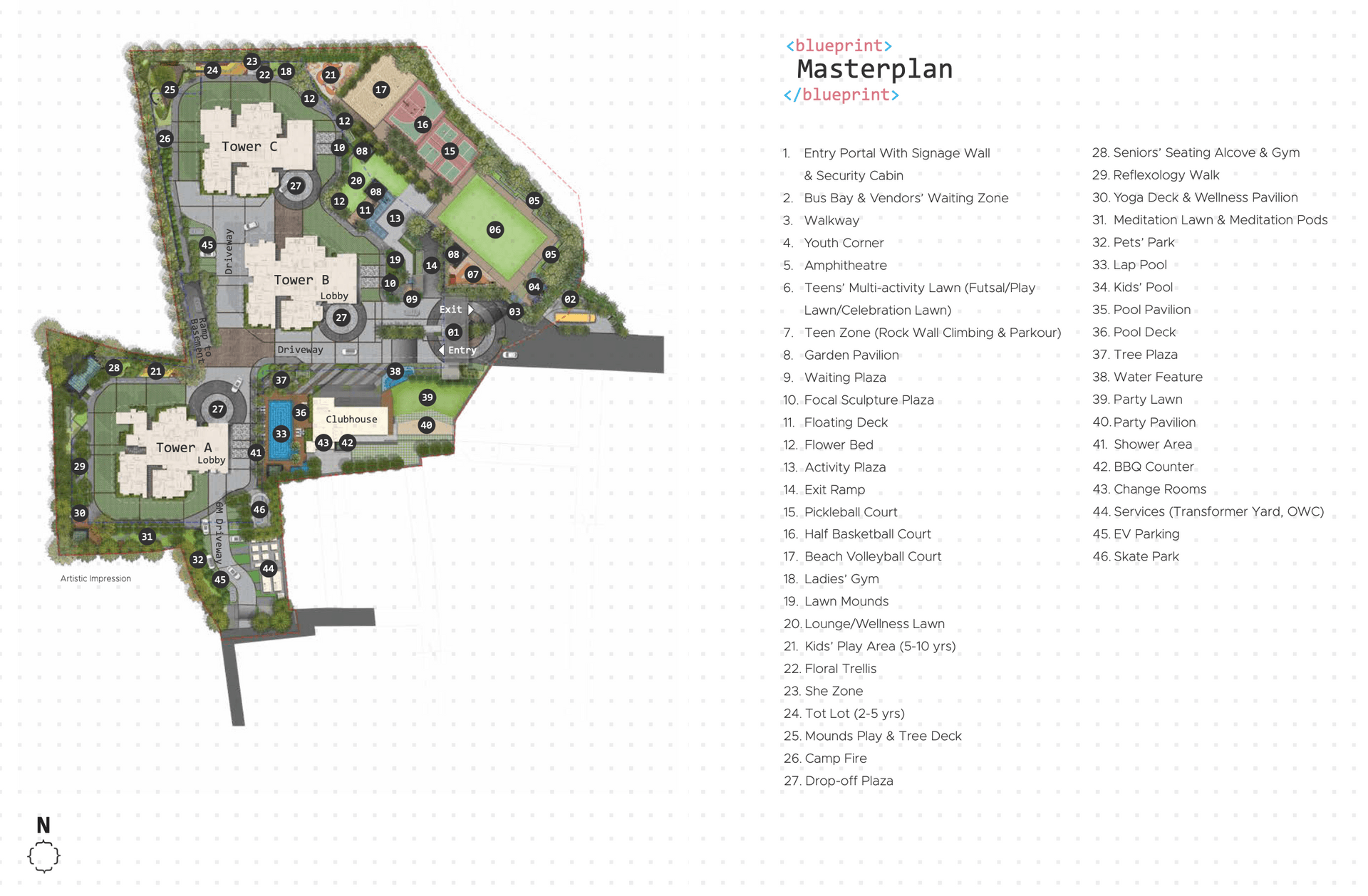Disha Whitehill Towers Master Plan Image