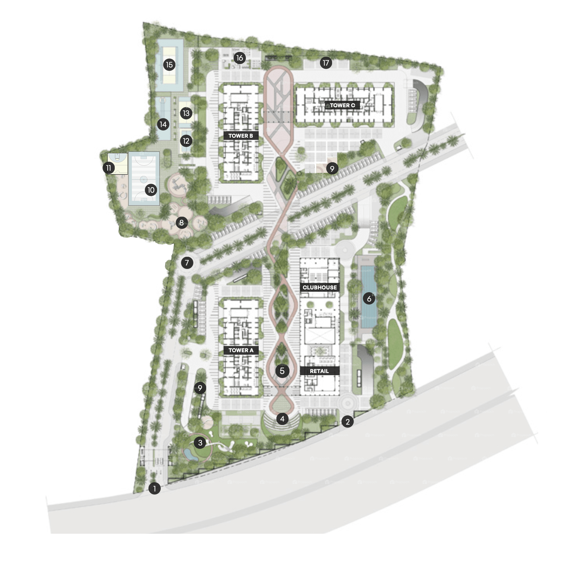Assetz Naru & Nami Phase 1 Master Plan Image