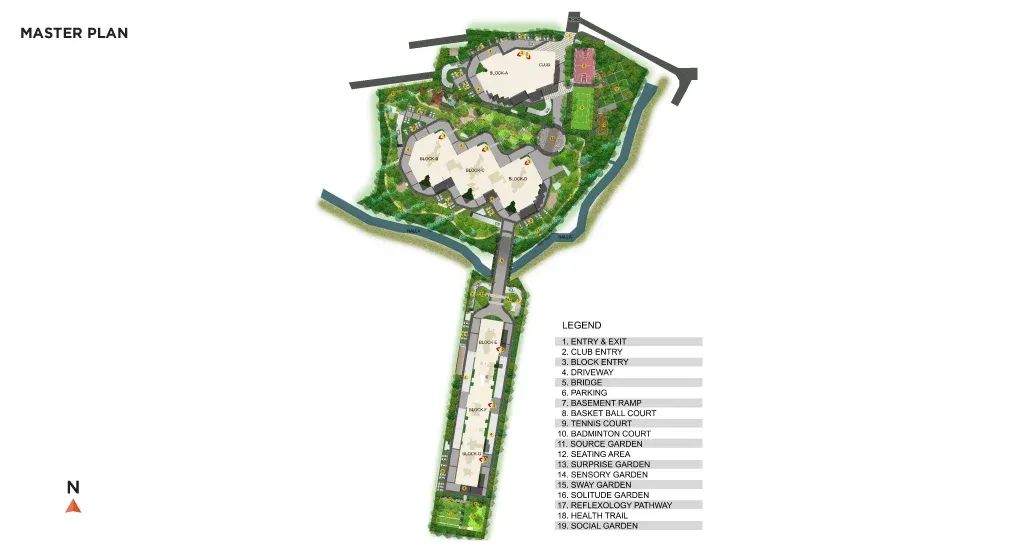Brigade Seven Gardens Master Plan Image