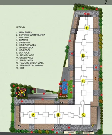 Adarsh Palm Retreat -Mayberry Master Plan Image