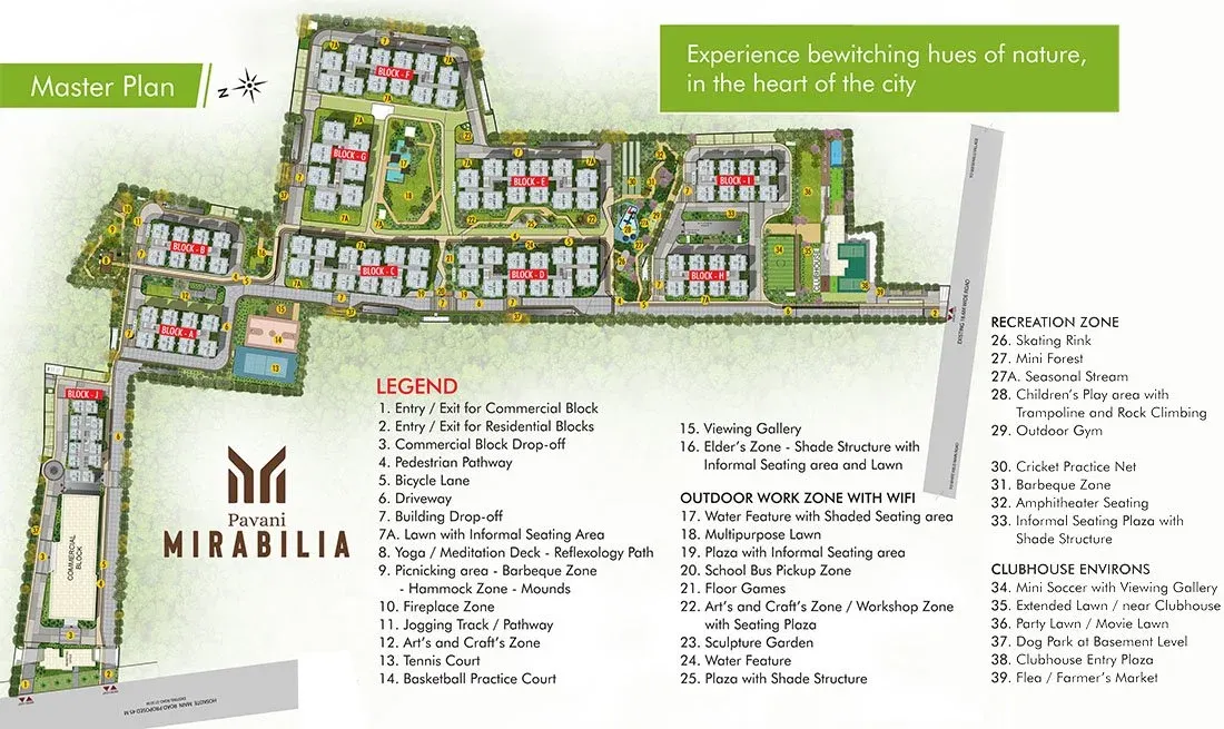 Pavani Mirabilia Master Plan Image