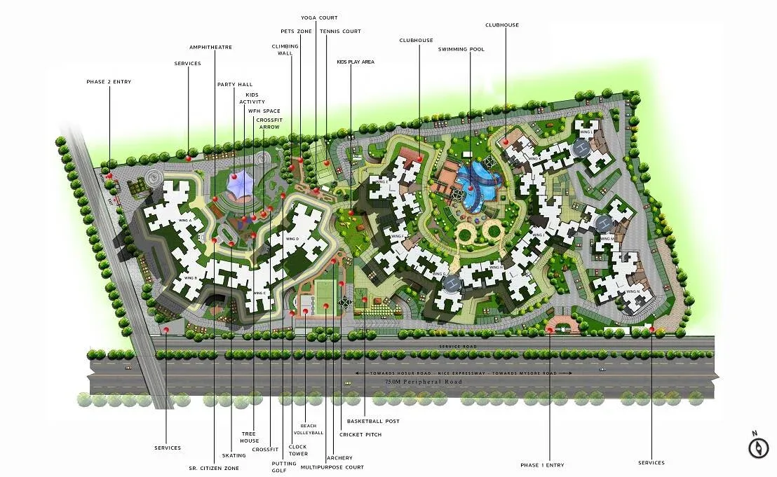 Purva Park Hill Master Plan Image