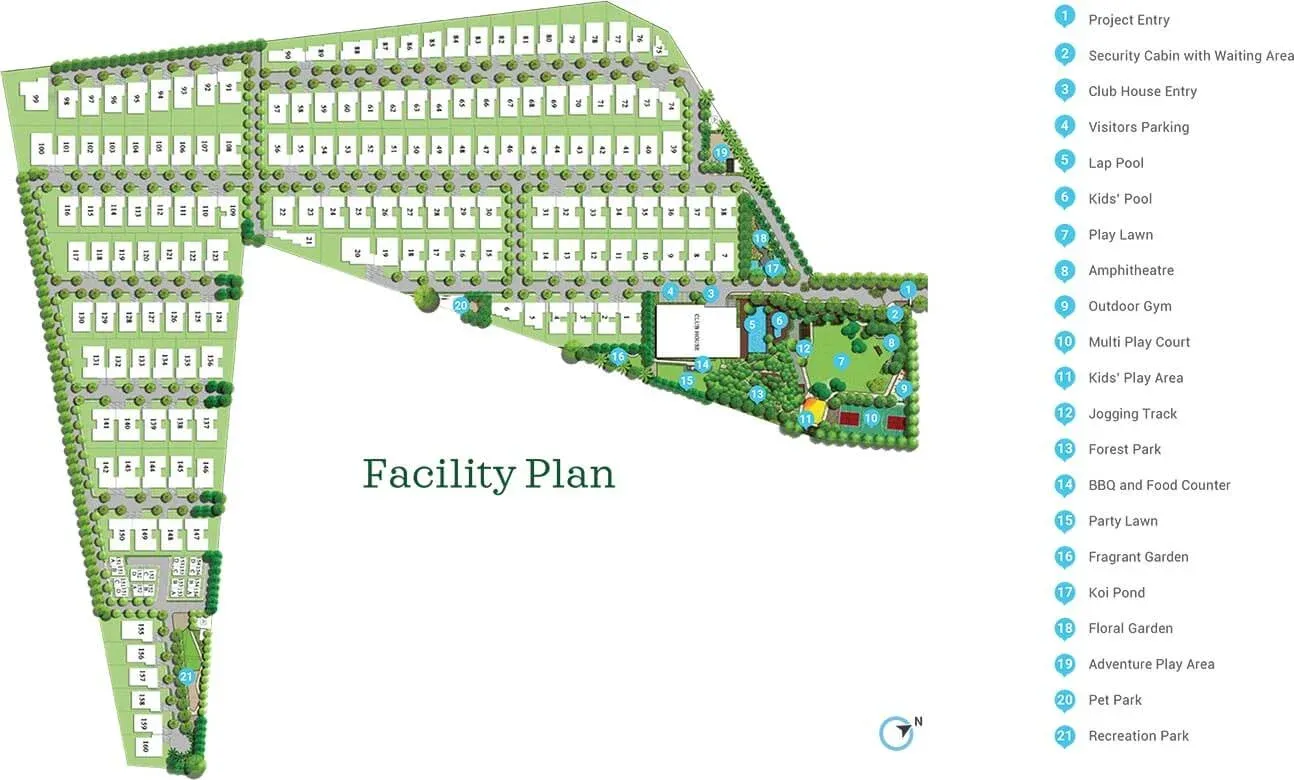 Adarsh Sanctuary Master Plan Image