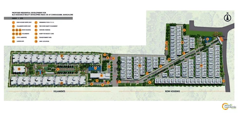 Radiance Gardenia - Villaments Master Plan Image