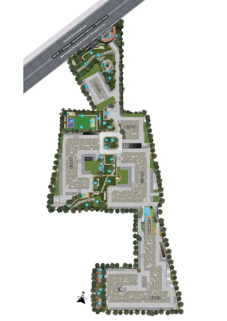 Sattva Aeropolis Master Plan Image