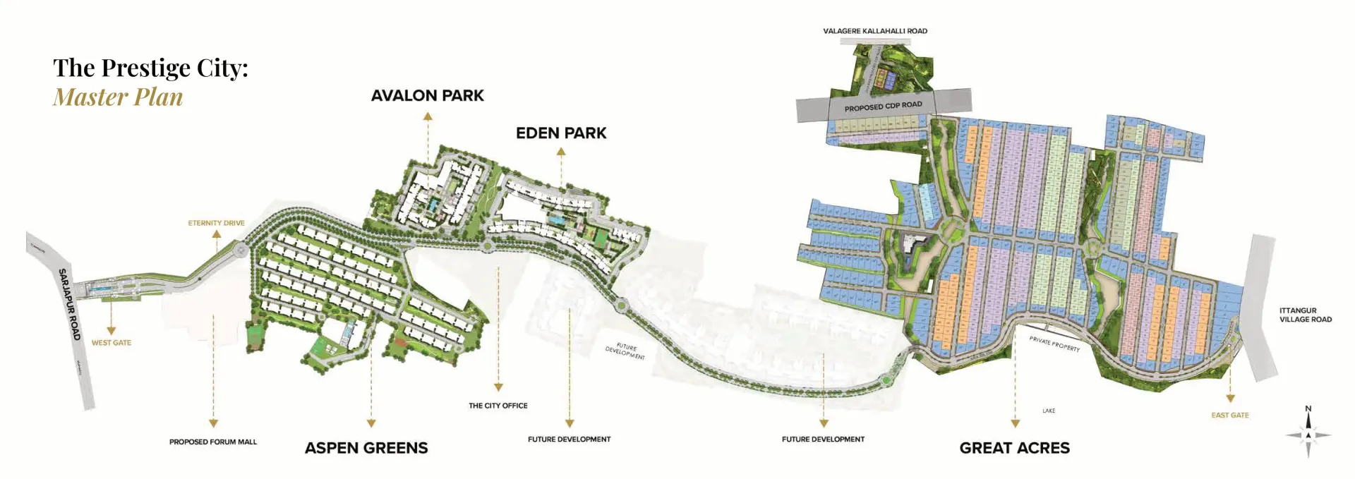 Aston Park at The Prestige City Master Plan Image