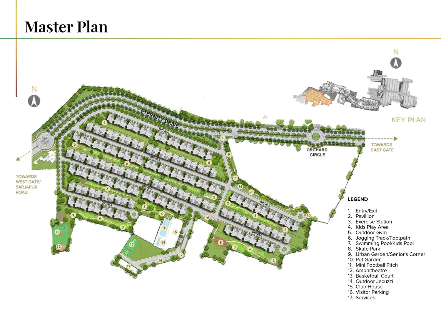 Aspen Greens at The Prestige Park Master Plan Image