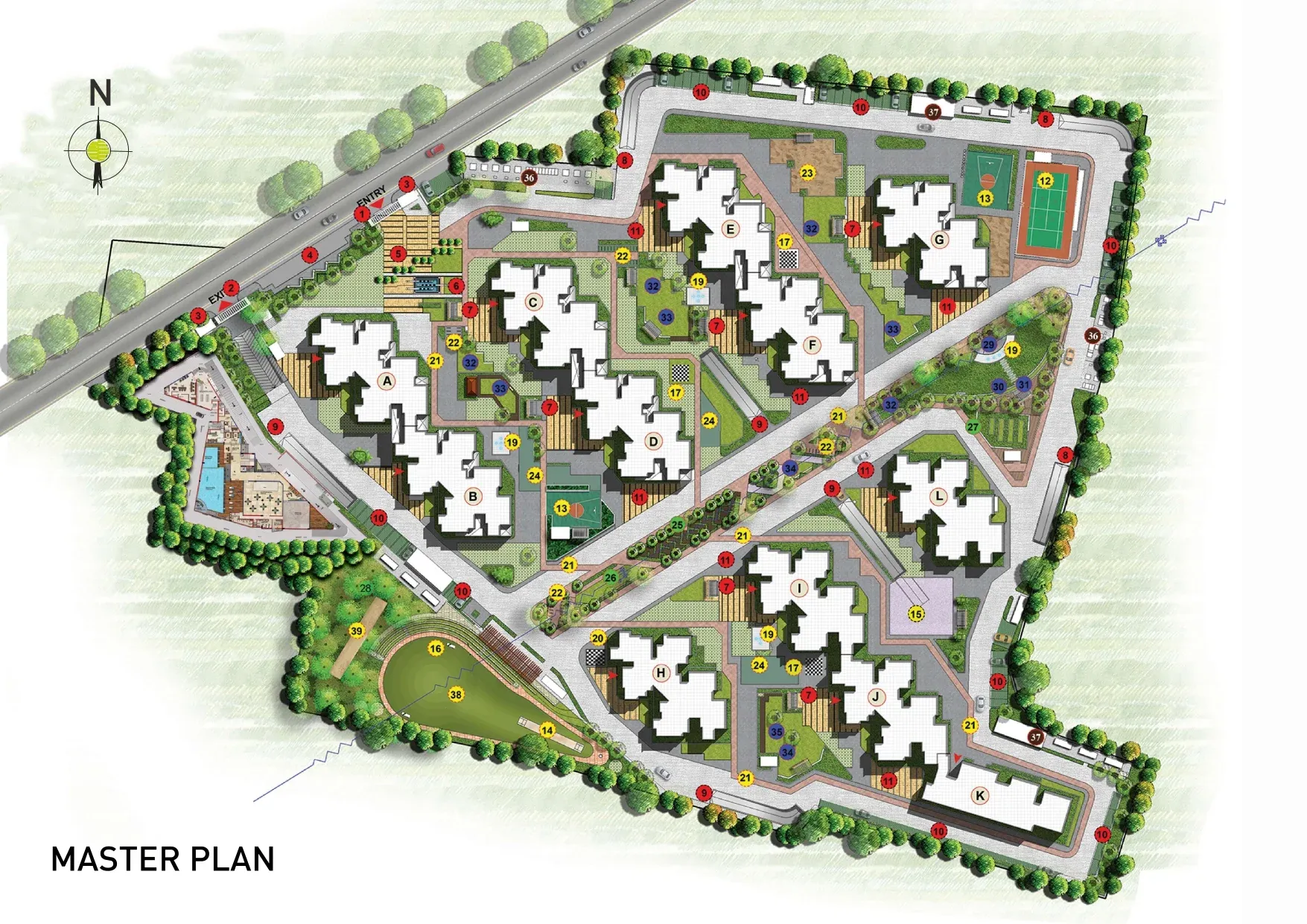 Sumadhura Eden Garden Master Plan Image