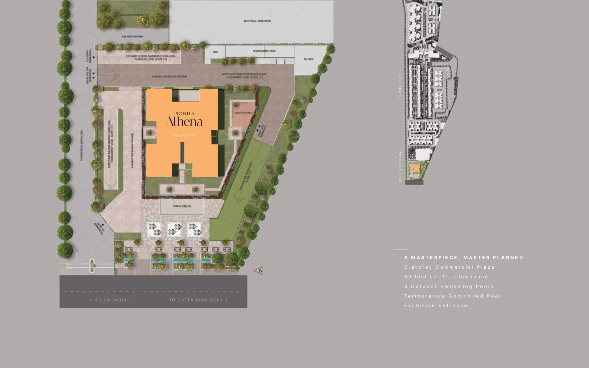 Sobha City Athena Master Plan Image