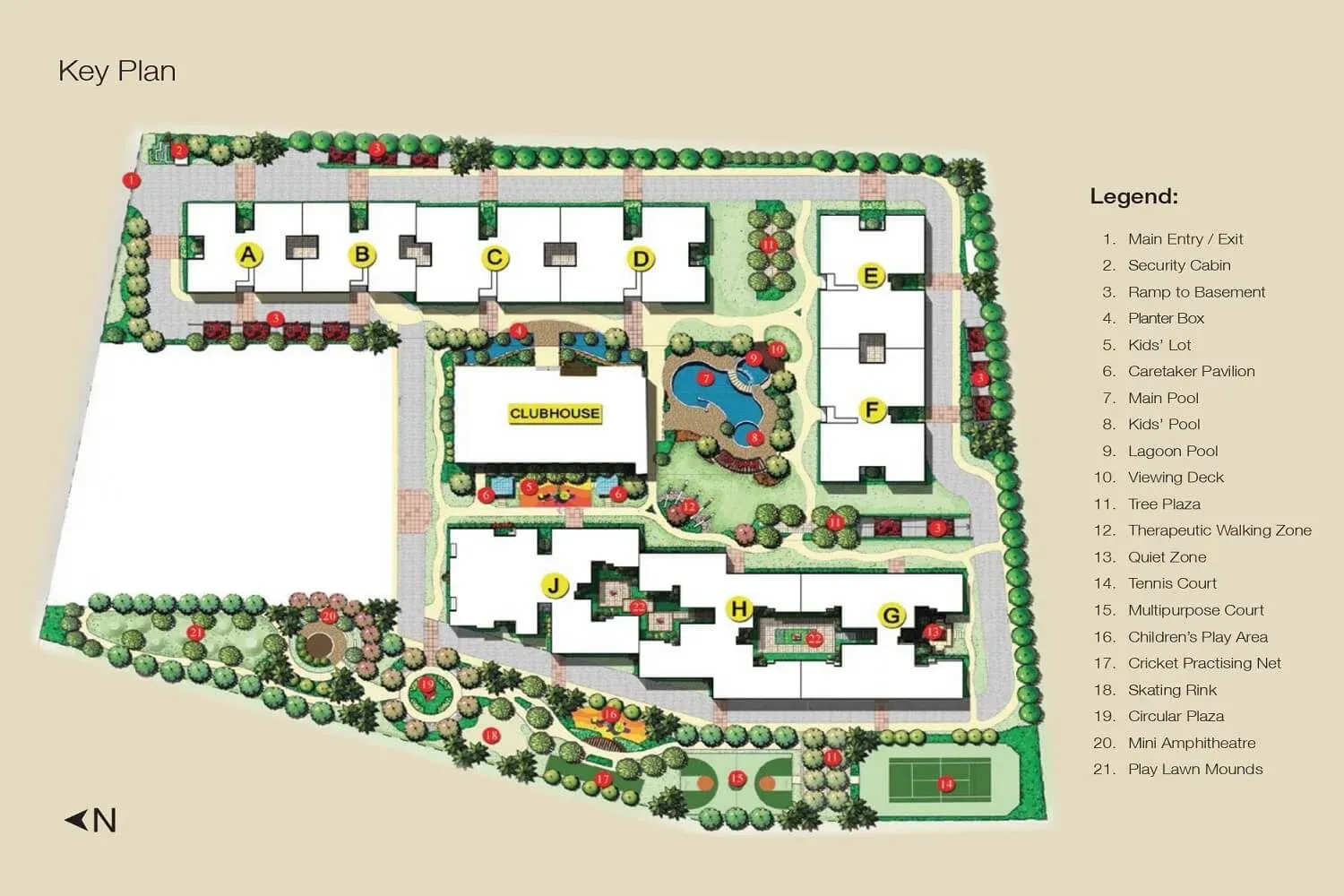 Adarsh Lakefront Master Plan Image