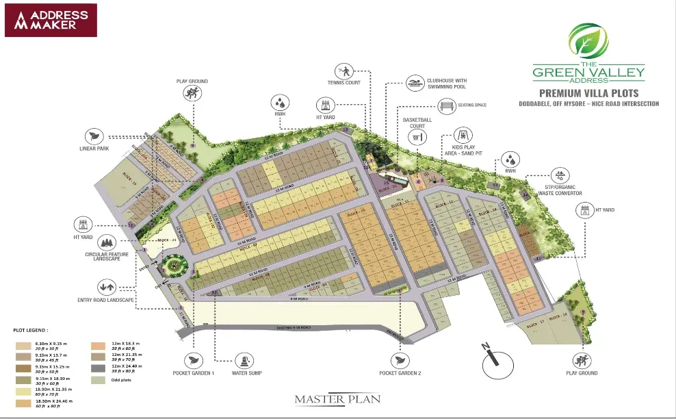 The Green Valley Address Master Plan Image