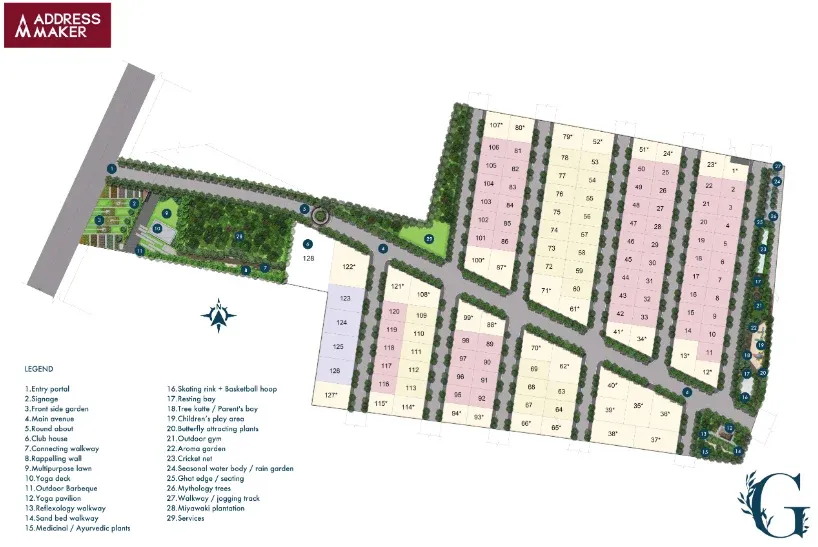 Gokul Vatika Address Master Plan Image