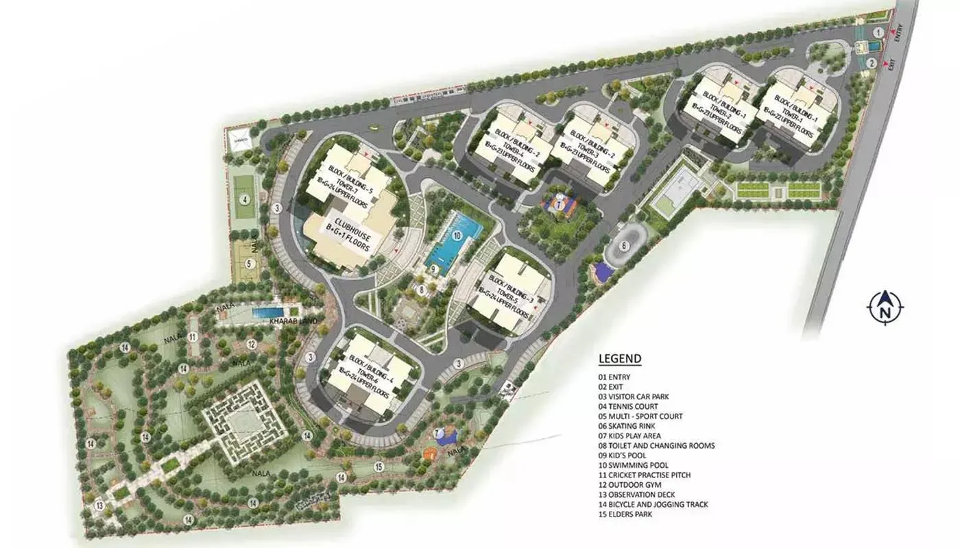 Prestige Waterford Master Plan Image