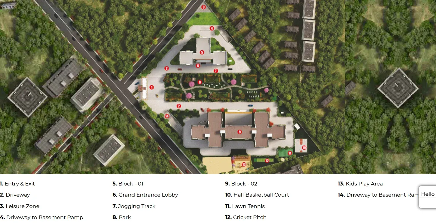 Gopalan Aqua Master Plan Image