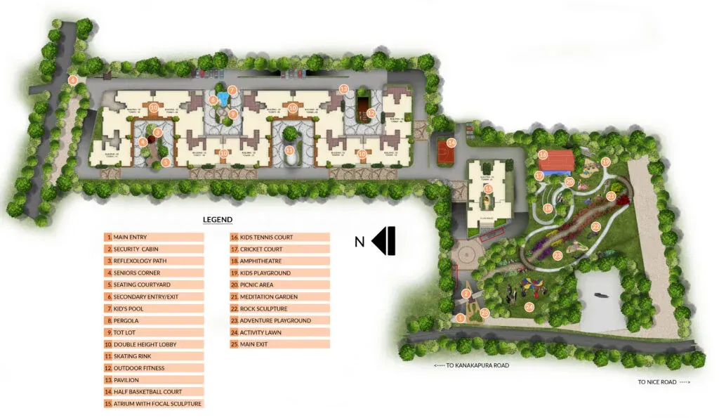 Sattva Misty Charm Master Plan Image
