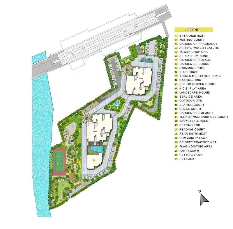 Purva Bluebelle Master Plan Image