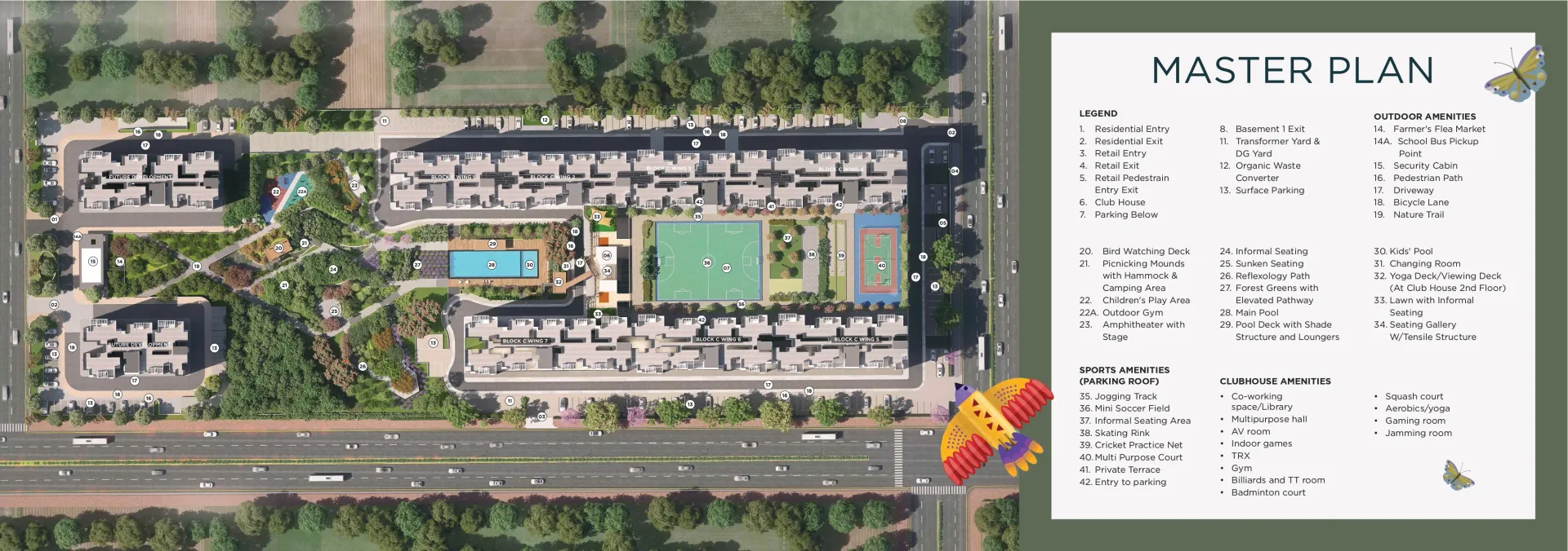 Provident Ecopolitian  Master Plan Image