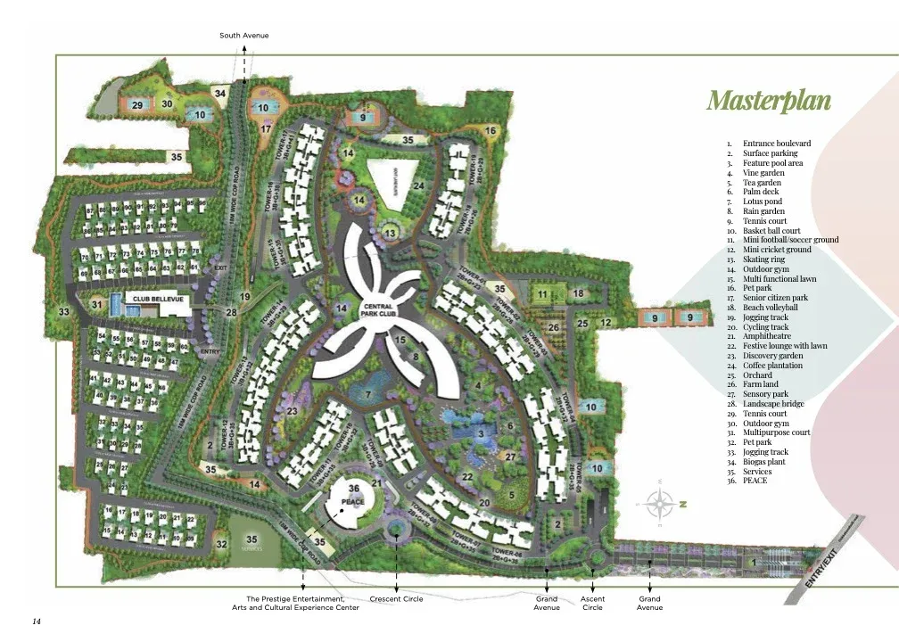 The Willows @ Prestige Park Grove Master Plan Image