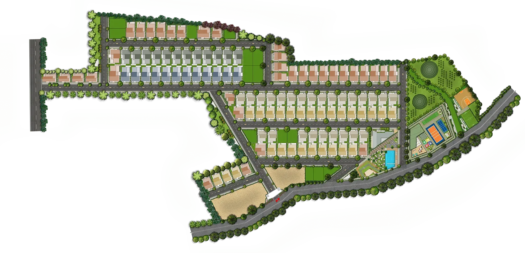 Sowparnika Life on the Green Master Plan Image
