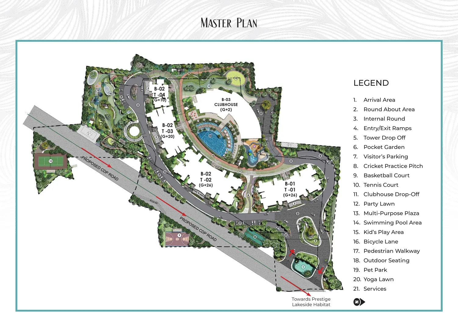 Prestige Serenity Shores Master Plan Image
