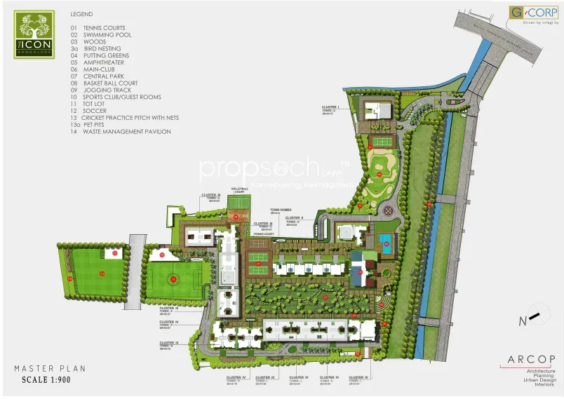 Lodha Mirabelle Master Plan Image