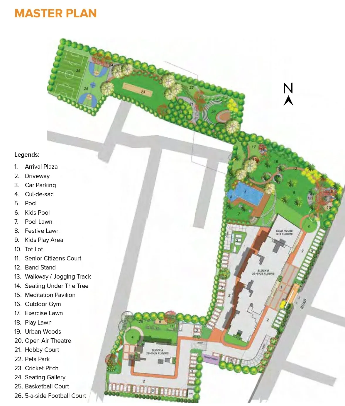 Brigade Komarla Heights Master Plan Image