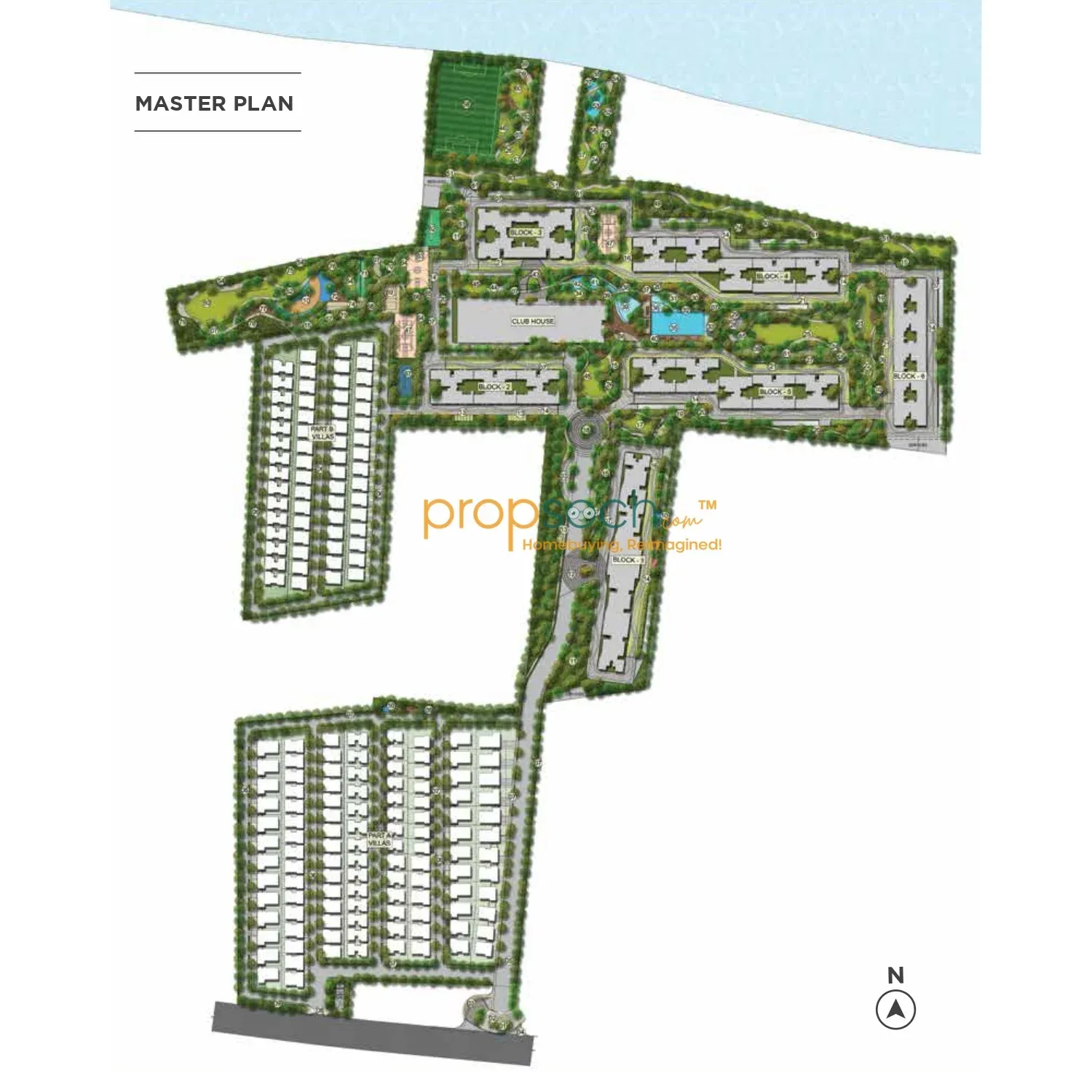 Adarsh Welkin Park Villas Master Plan Image