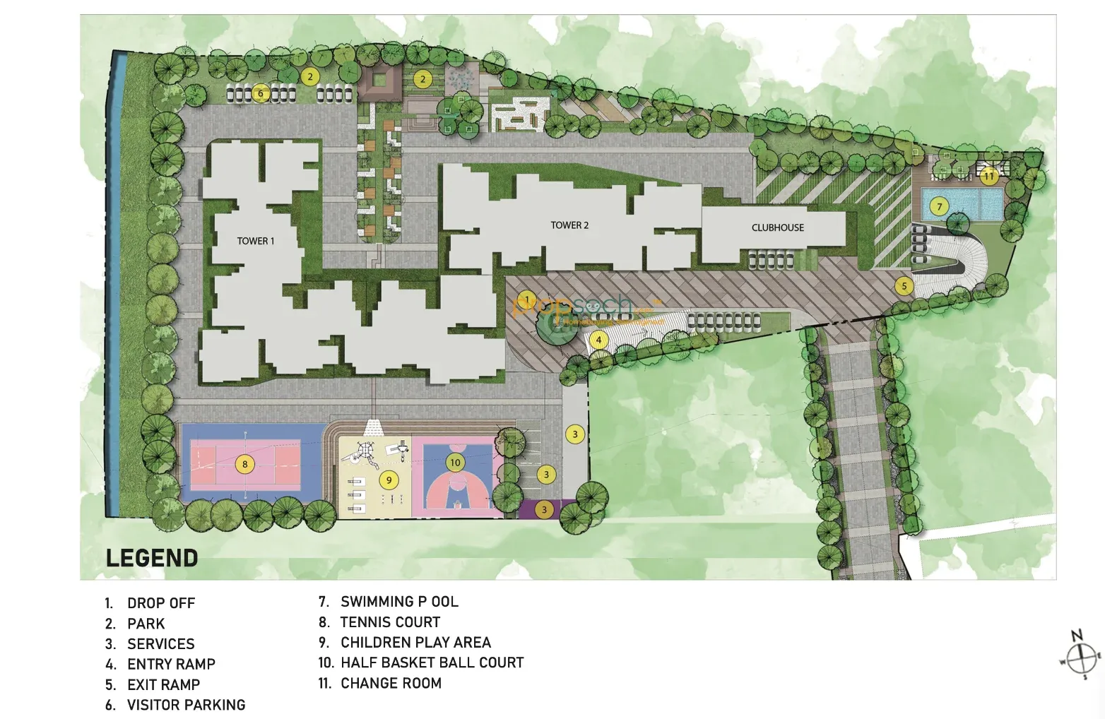 Prestige Glenbrook Master Plan Image