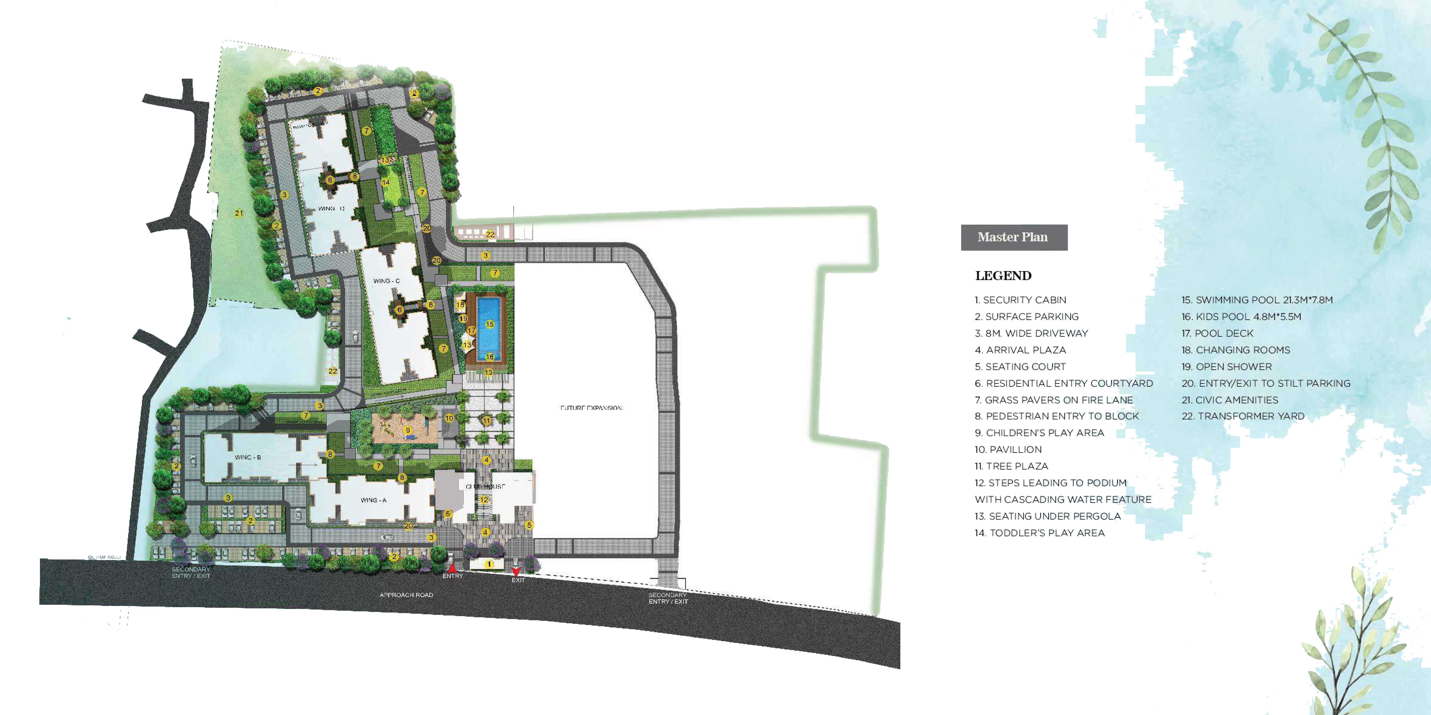 Ajmera Florenza Master Plan Image