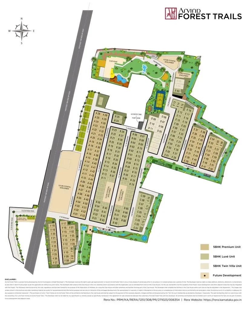 Arvind Forest Trails Master Plan Image