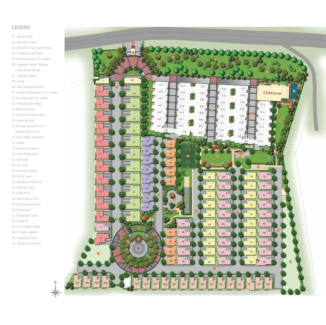 Urban Serenity Master Plan Image