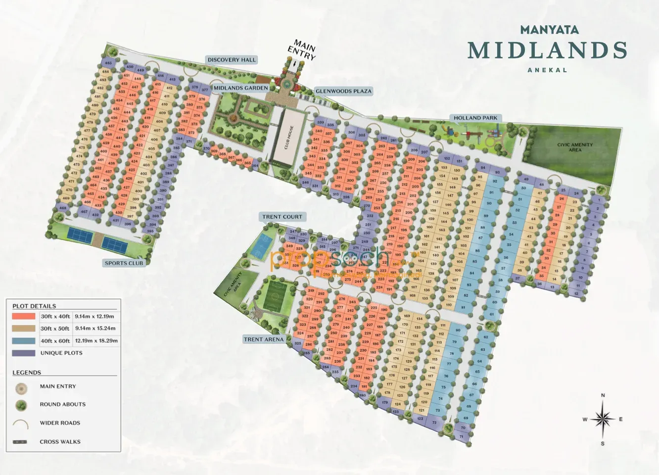 Manyata Midlands Master Plan Image