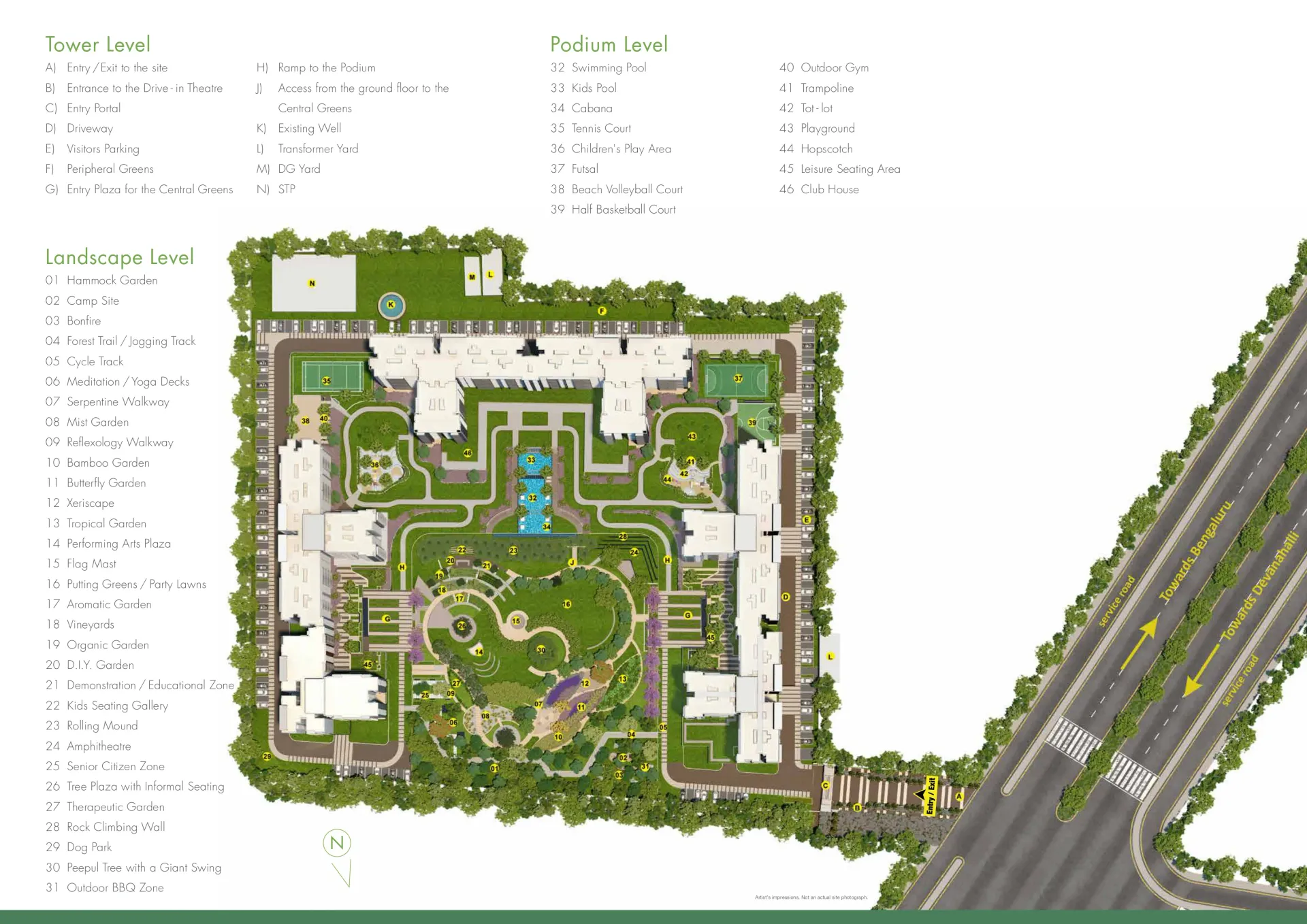 Godrej Royale Woods Master Plan Image