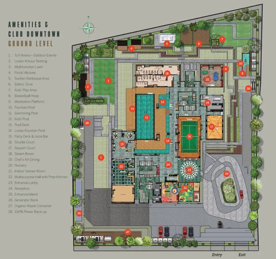 Ambience Downtown Master Plan Image