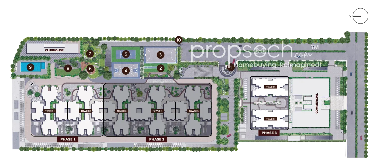 Assetz Sora and Saki Master Plan Image