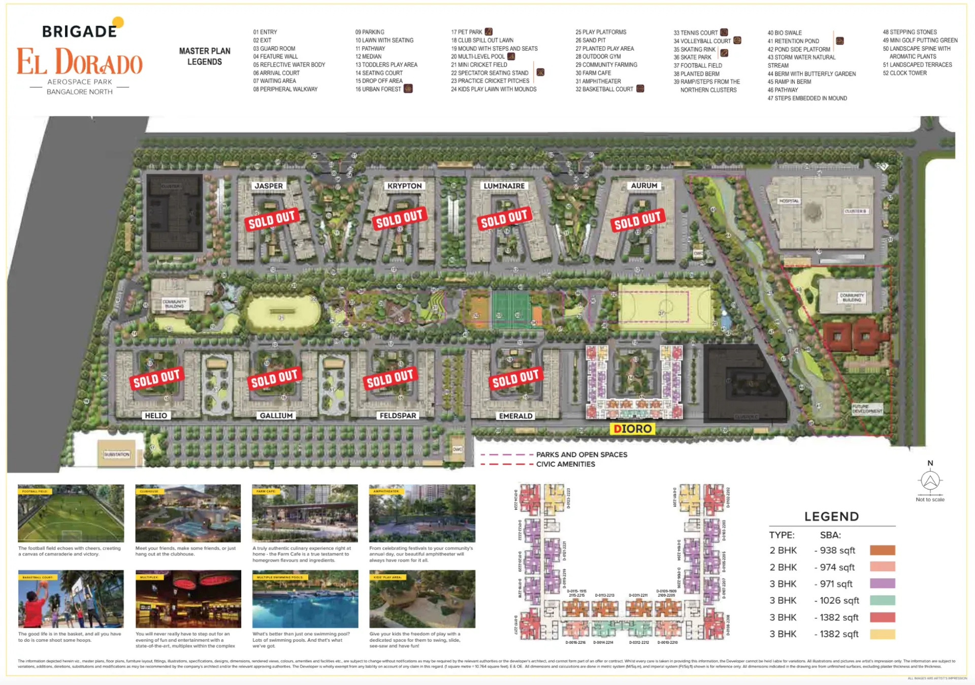 Dioro Beryl At Brigade El Dorado Master Plan Image