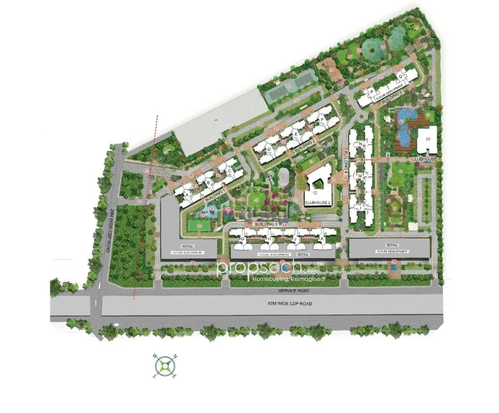 Godrej Woodscapes Master Plan Image