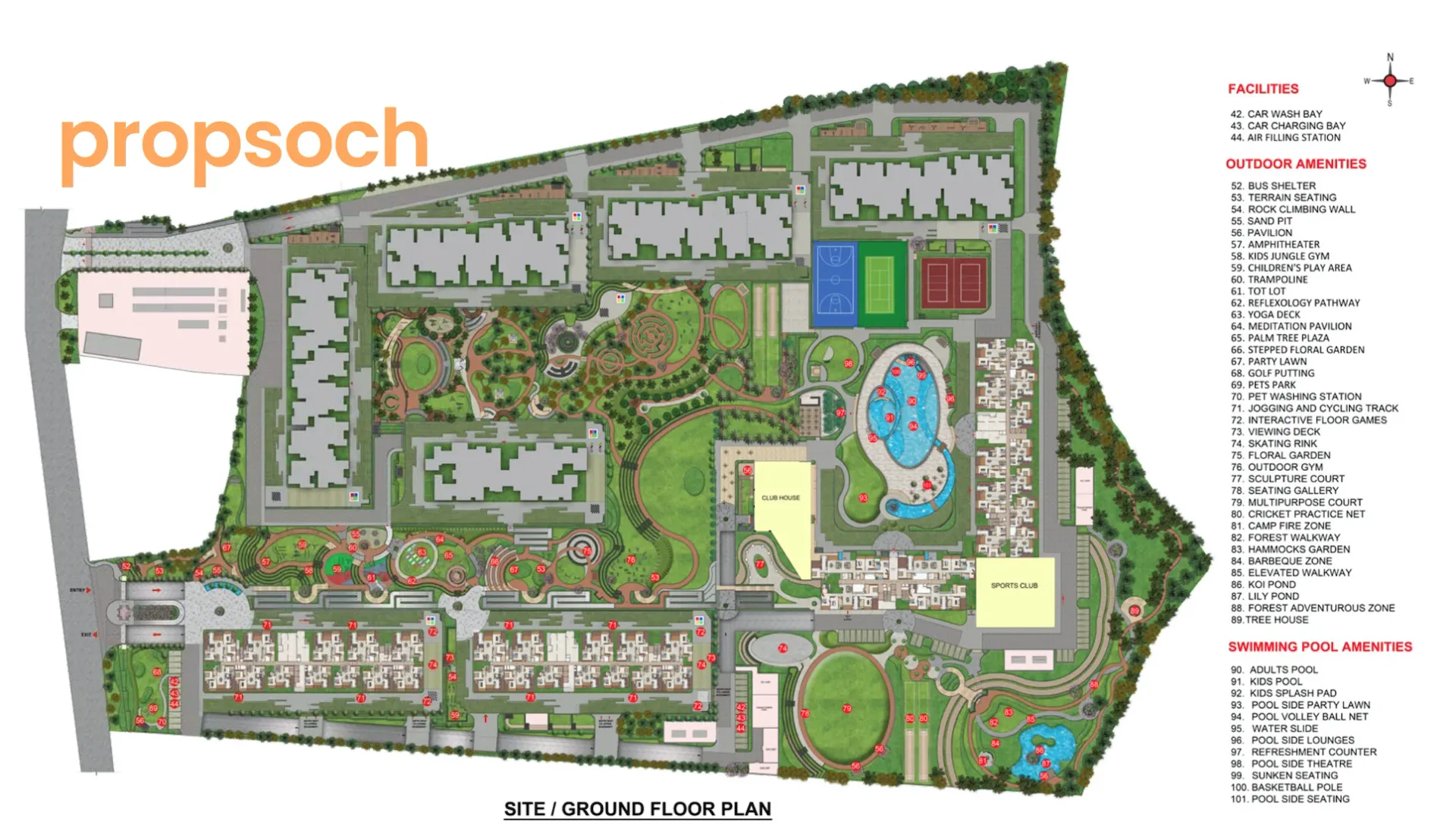 Casagrand Casablanca Master Plan Image
