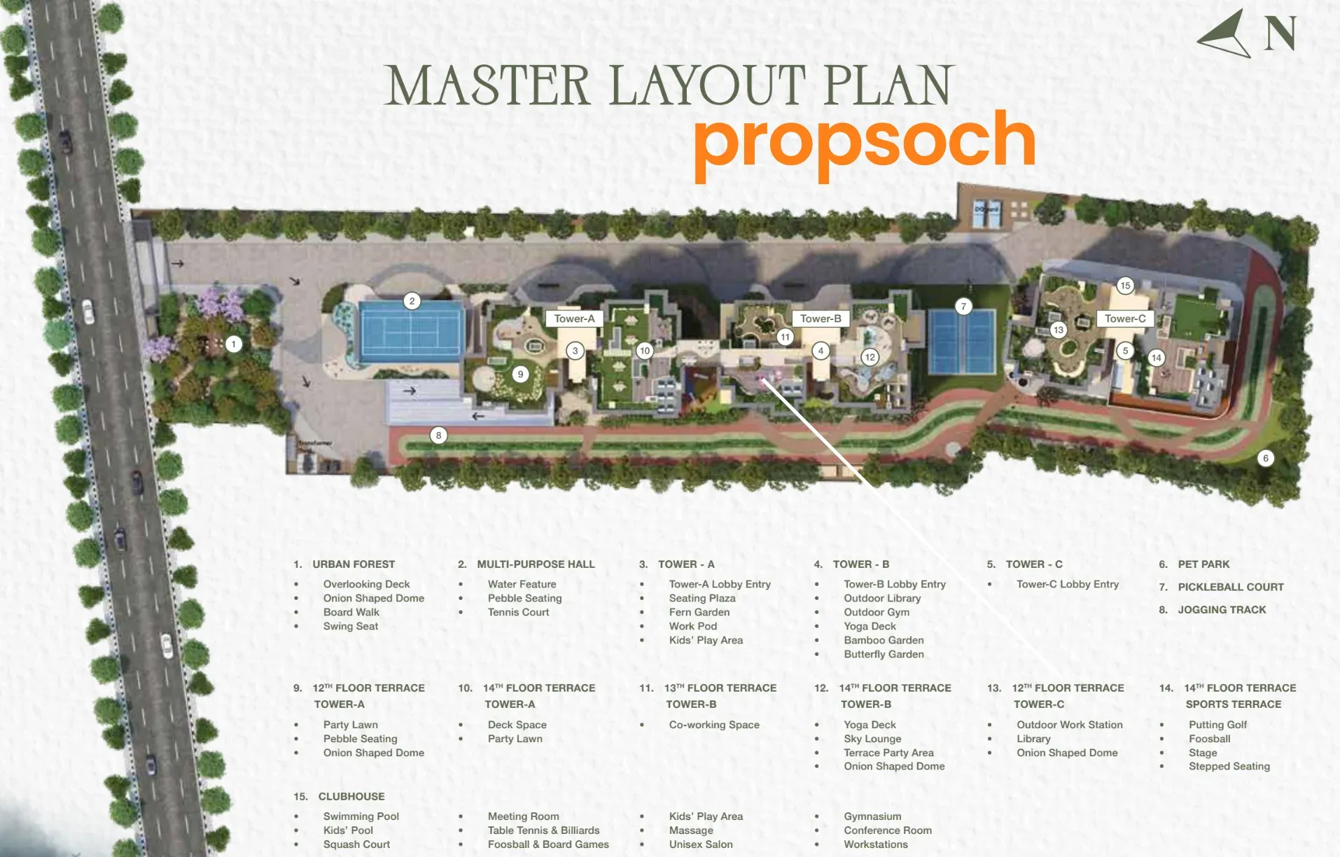 TVS Emerald Isle of Trees Master Plan Image