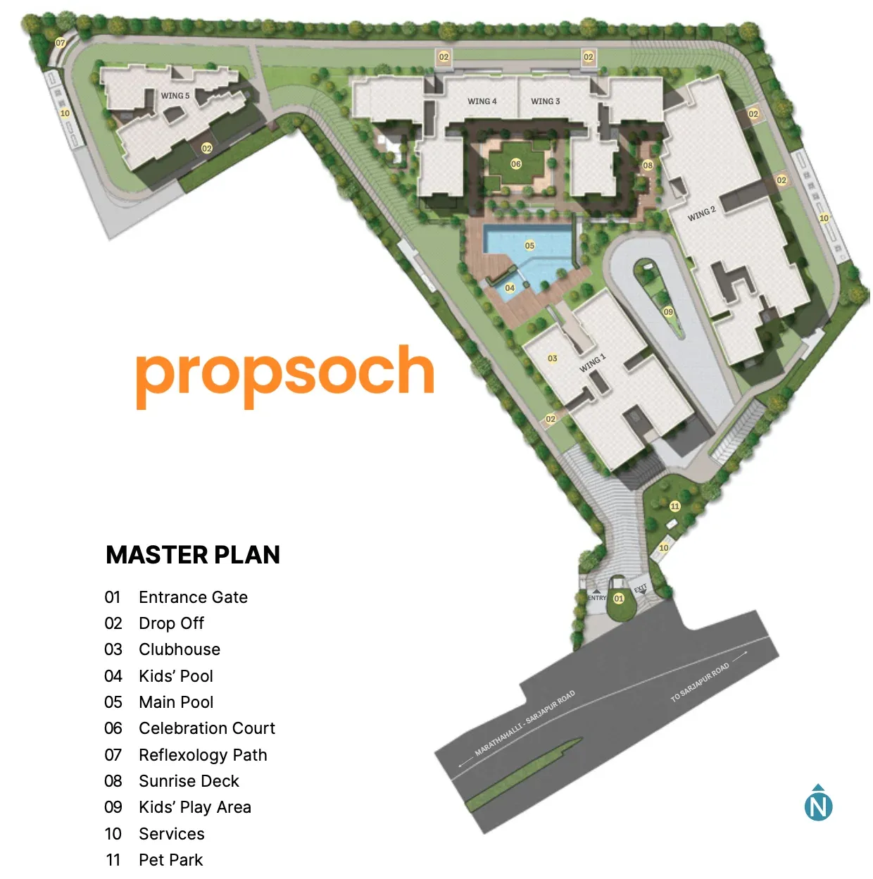 Sobha Infinia Master Plan Image