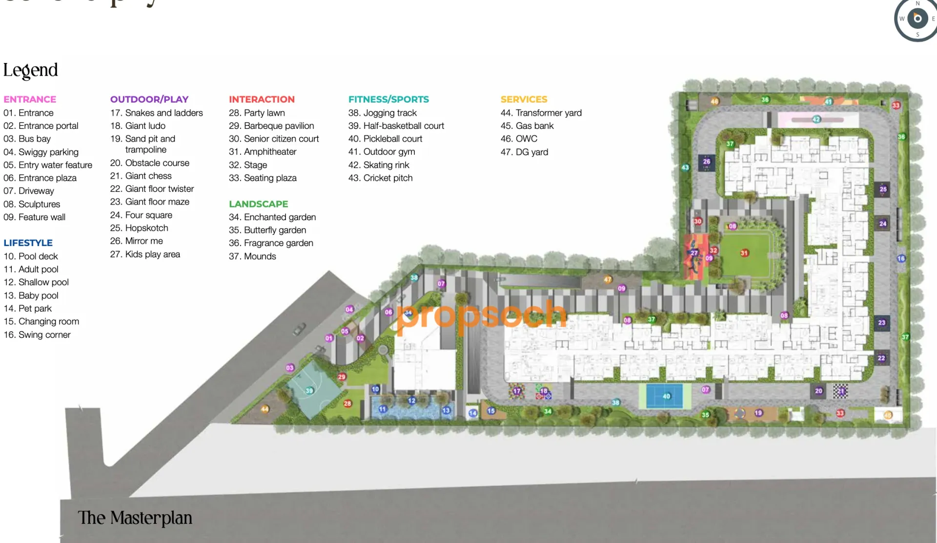 Sumadhura Capitol Residences Master Plan Image