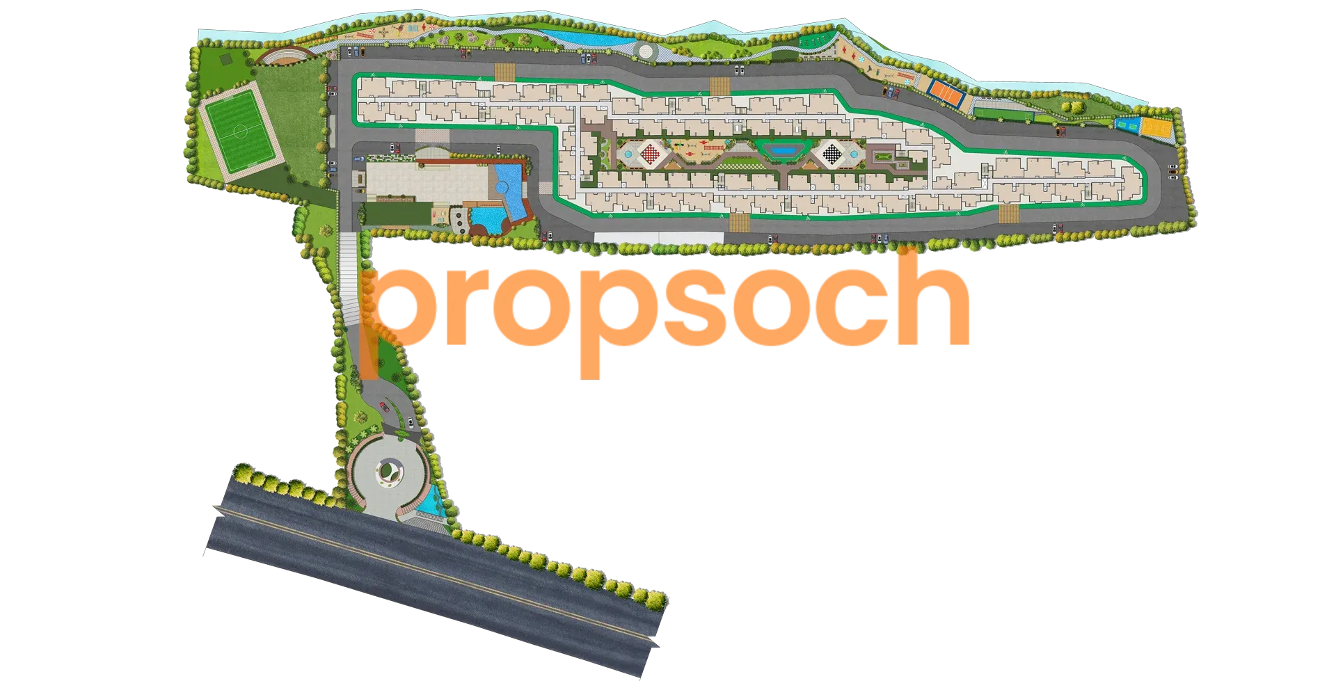 Sowparnika Euphoria In The East Master Plan Image