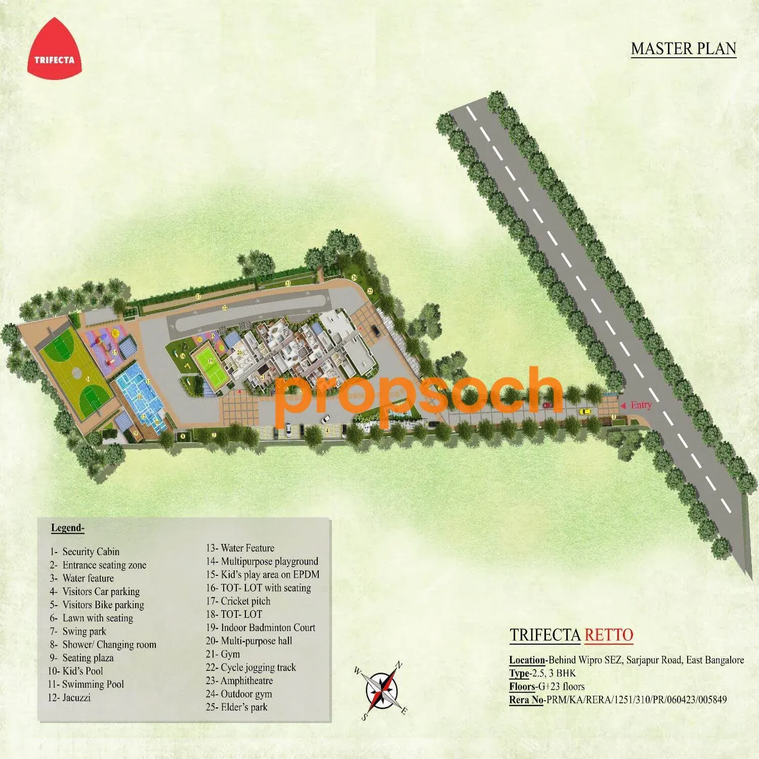 Trifecta Retto Master Plan Image