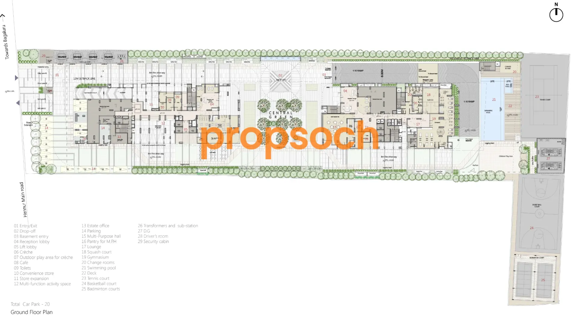 True North by Living Walls Master Plan Image