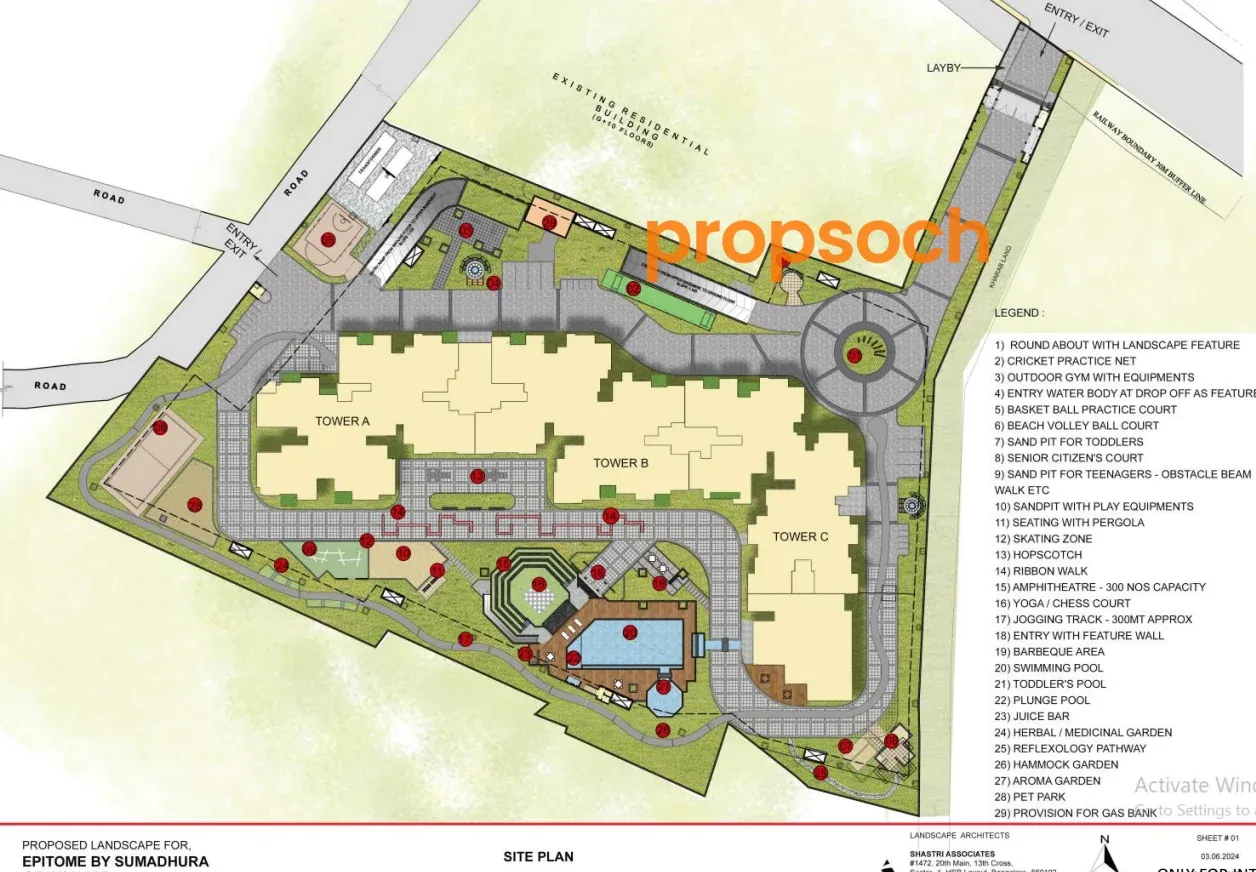 Sumadhura Epitome Master Plan Image