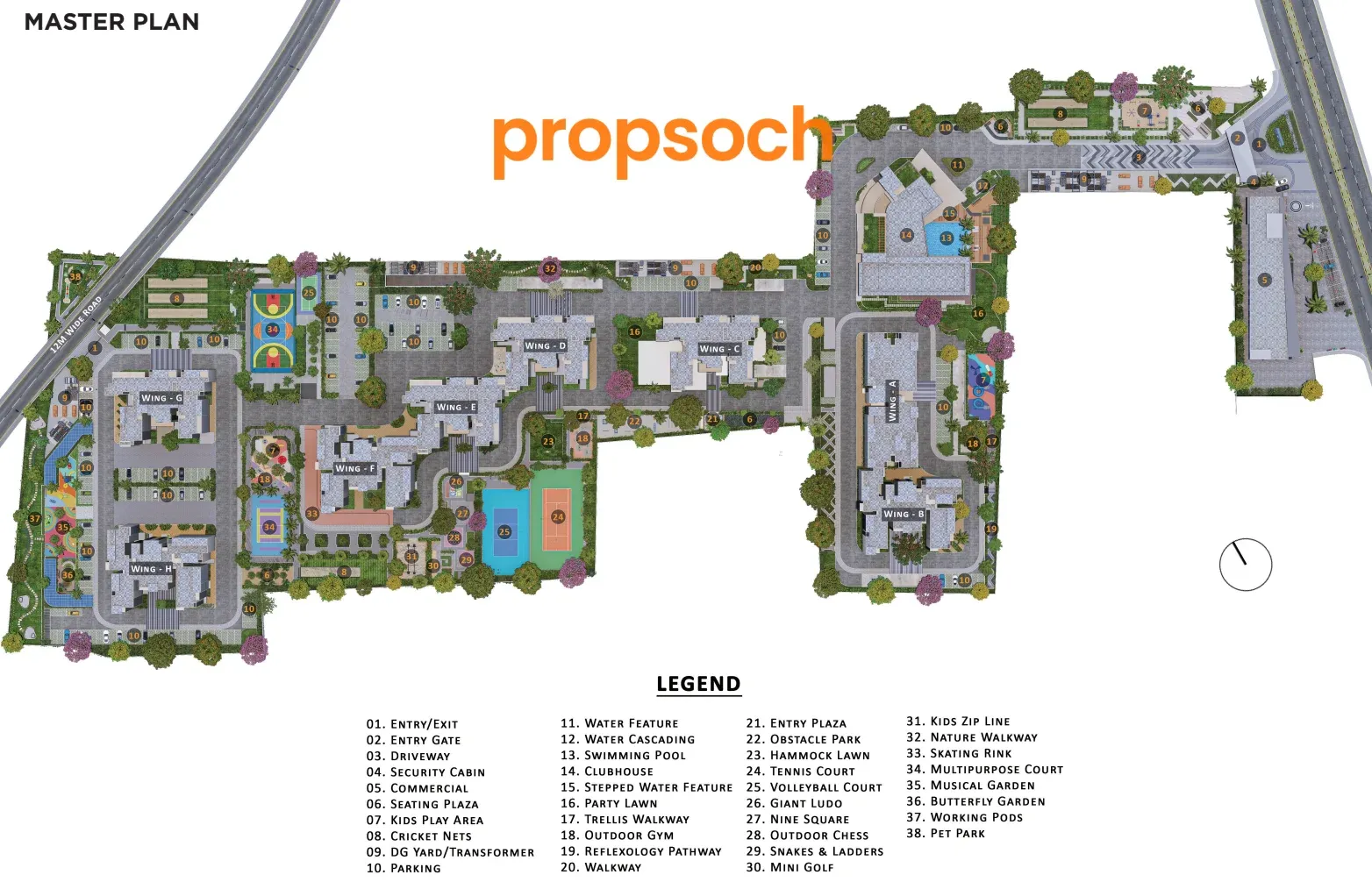 Sattva Lumina Master Plan Image